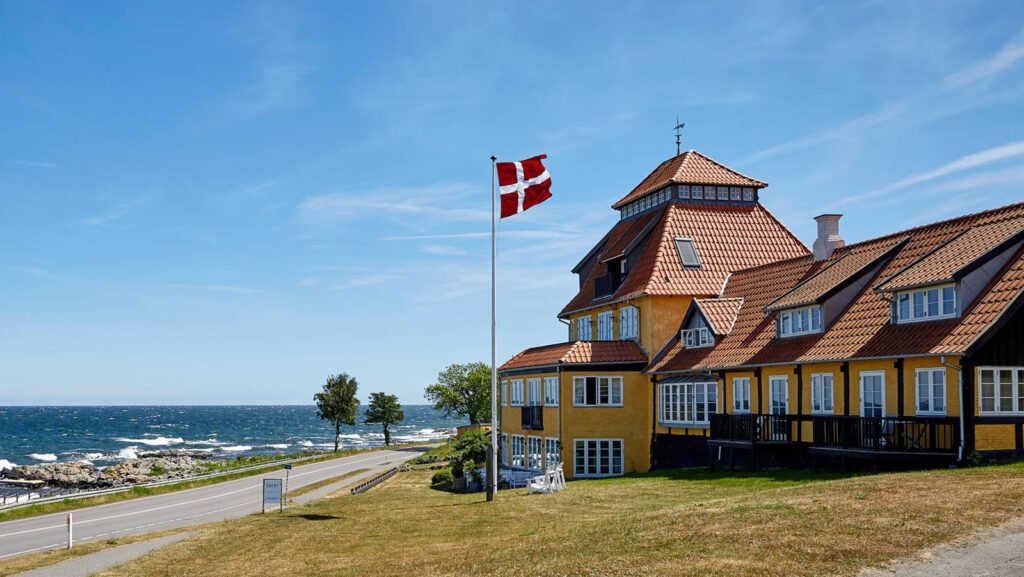 Stammershalle Badehotel med udsigt over Østersøen